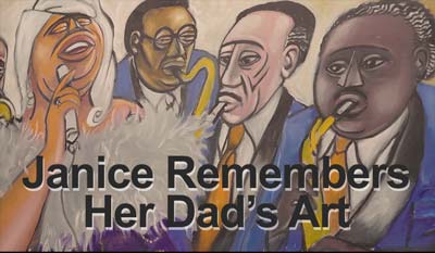 Janice remembers her dad's art